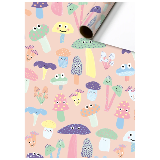 Geschenkpapier „Ching“ | 70 cm × 2 m, 80 g/m², rosa/mehrfarbig, pastell