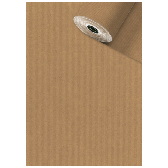 Geschenkpapier Sécaré-Rolle „Braun Kraft“ | 70 cm × 250 m, 60 g/m², braun