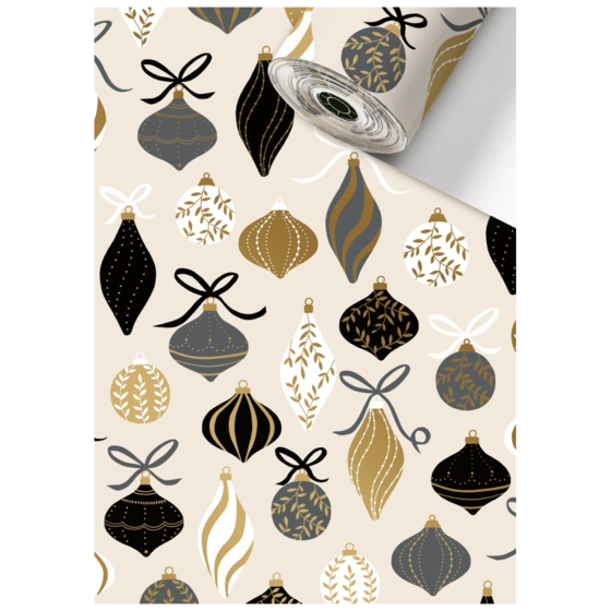 Geschenkpapier Sécaré-Rolle „Lorena“ | 30 cm × 250 m, 80 g/m², hellbeige