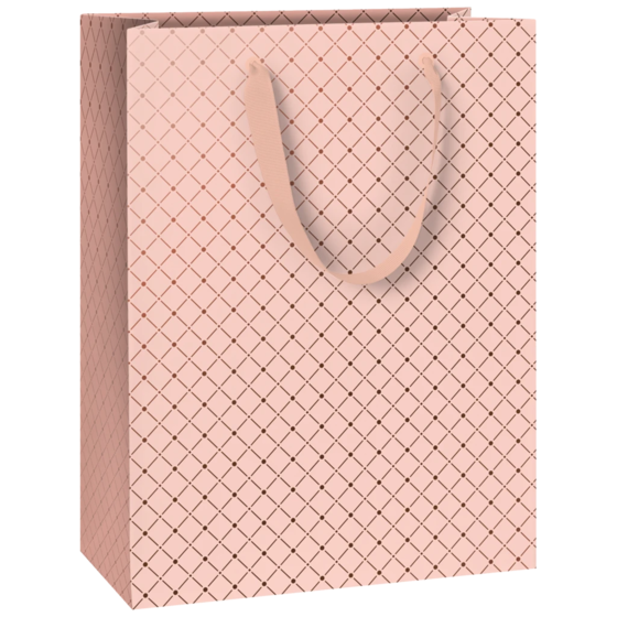 Geschenktasche „Min“ | 23×30×13 cm, 250 g/m², hellrosa