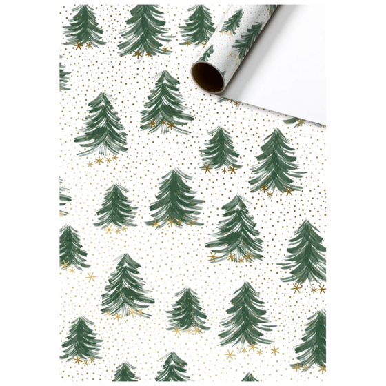 Geschenkpapier „Inverno“ | 70 cm × 2 m, 70 g/m², weiß
