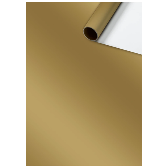 Geschenkpapier „Uni Plain“ One Colour | 70 cm × 5 m, 80 g/m², gold