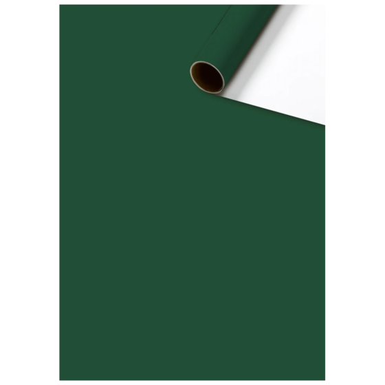 Geschenkpapier „Uni Plain“ One Colour | 70 cm × 2 m, 80 g/m², dunkelgrün
