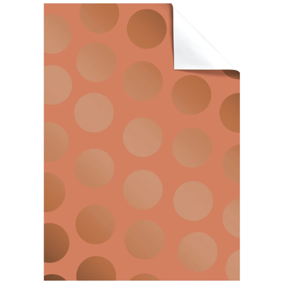 Geschenkpapier-Bogen „Vanda“ | 100×70 cm, 76 g/m², terracotta