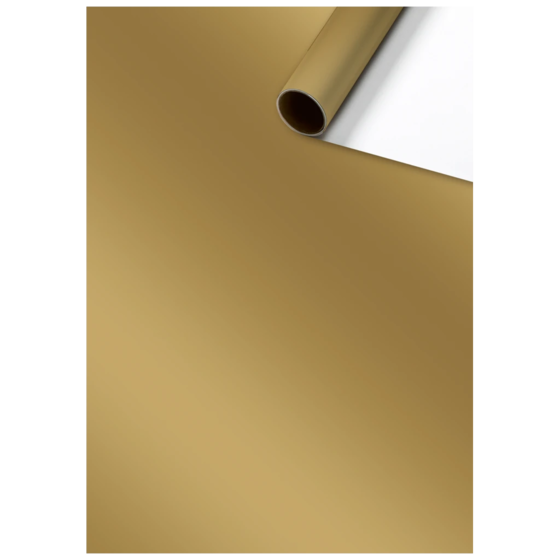 Geschenkpapier „Uni Plain“ One Colour | 70 cm × 10 m, 80 g/m², gold