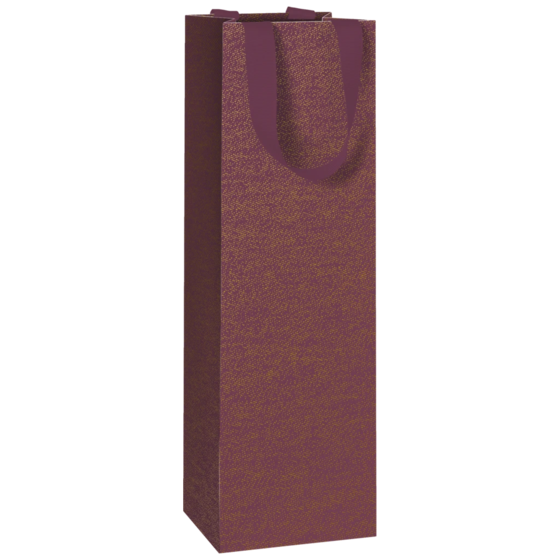Flaschentasche „Falcone“ | 11×36×10,5 cm, 250 g/m², bordeaux