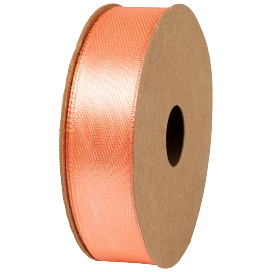 Geschenkband | Satin Polyester, 15 mm × 4 m, orange
