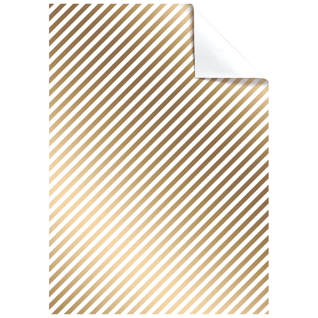 Geschenkpapier-Bogen „Stribe“ | 100×70 cm, 80 g/m², gold