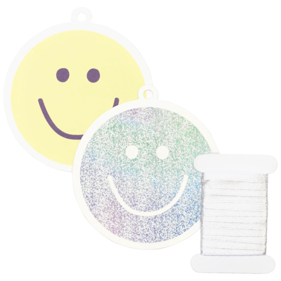 Geschenkanhänger-Set „Nea“ | gelb/regenbogen