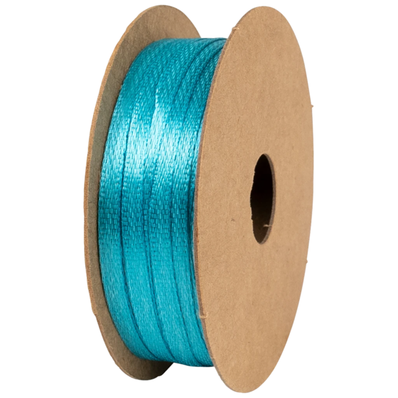 Geschenkband | Satin Polyester, 3 mm × 8 m, türkis
