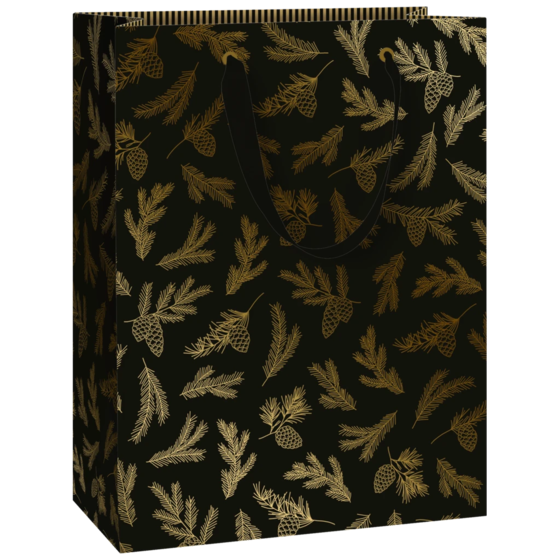 Pochettes cadeaux « Mariola » | 23×30×13 cm, 250 g/m², noir