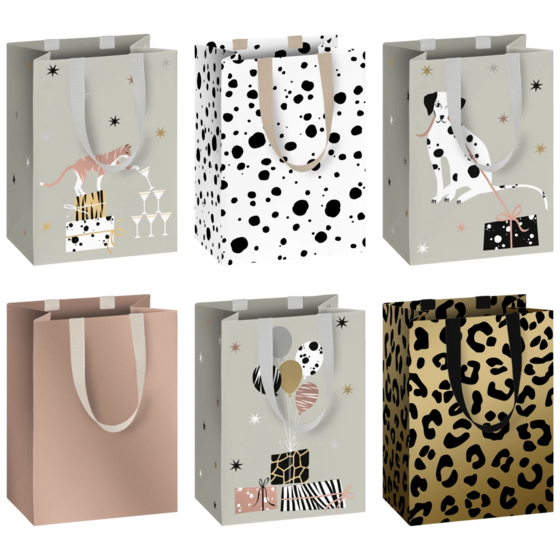 Pochette cadeau « Valentino » | 10×14×8 cm, 200 g/m², coloré