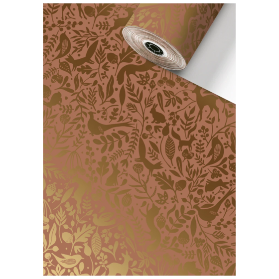 Geschenkpapier Sécaré-Rolle „Ember“ | 30 cm × 100 m, 76 g/m², kupfer