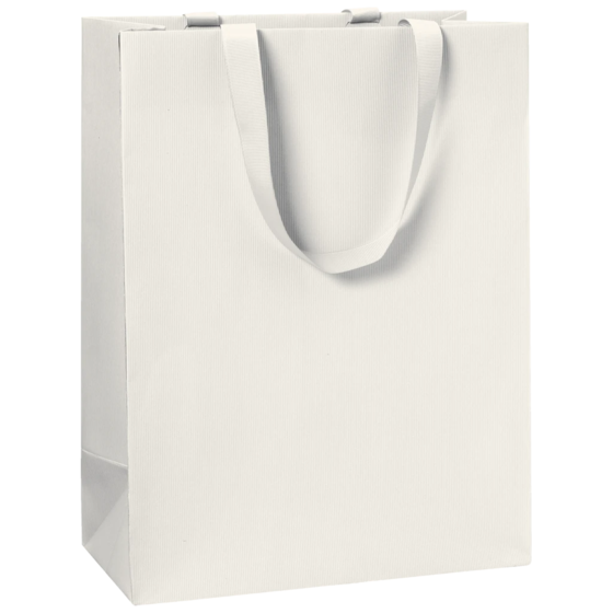 Geschenktasche One Colour | 23×30×13 cm, 250 g/m², hellbeige