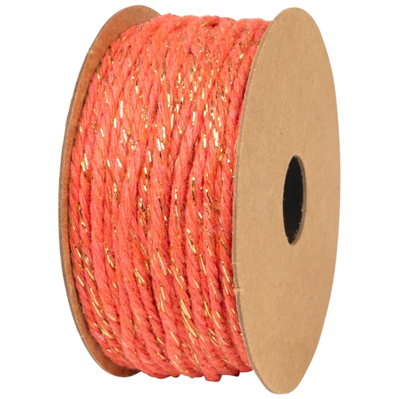Geschenkband | Baumwolle, 2 mm × 10 m, pink