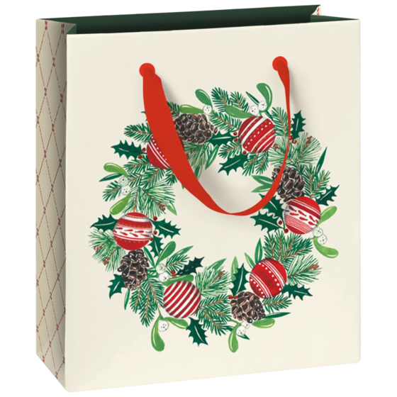 Geschenktasche „Kirsten“ | 18×21×8 cm, 250 g/m², beige