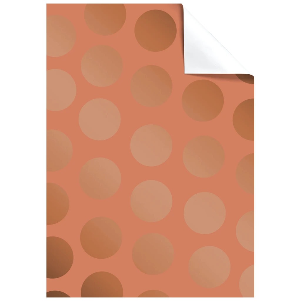 Geschenkpapier-Bogen „Vanda“ | 50×70 cm, 76 g/m², terracotta