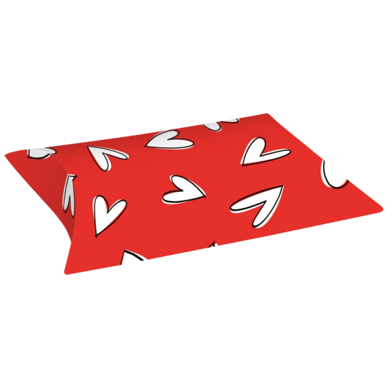 Folding Box “Riley” | 11×2,5×11 cm, red, 3 piece(s)
