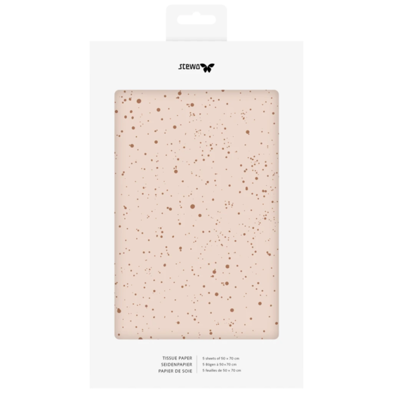 Tissue Paper “Enia” | 50×70 cm, 30 gsm, beige, 5 piece(s)