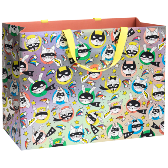 Geschenktasche | 40×30×20 cm, 250 g/m², regenbogen