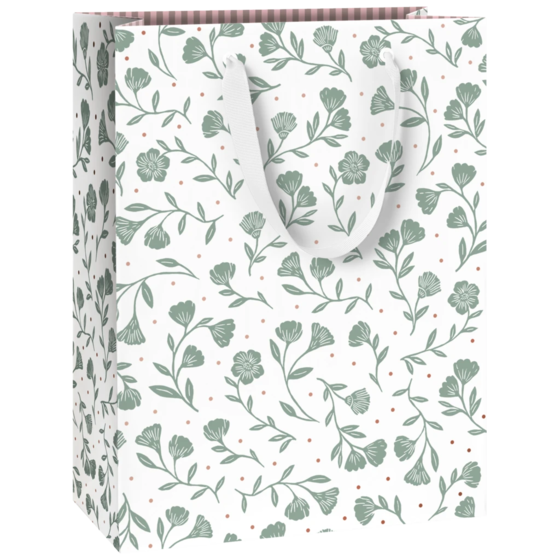 Geschenktasche „Olena“ | 23×30×13 cm, 250 g/m², weiß