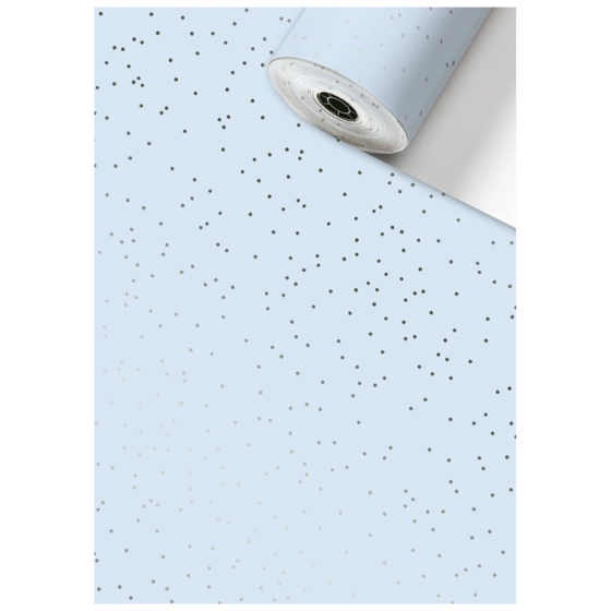 Geschenkpapier Sécaré-Rolle „Yvie“ | 50 cm × 100 m, 76 g/m², hellblau