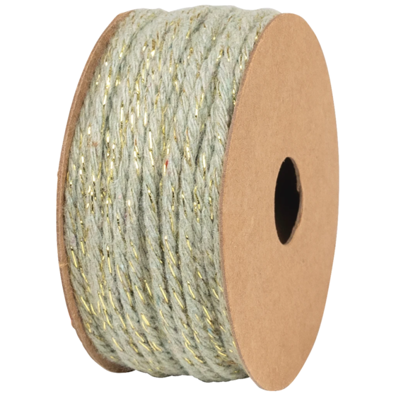 Geschenkband | Baumwolle, 2 mm × 10 m, hellgrün