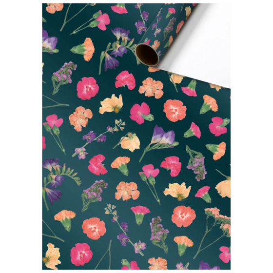 Geschenkpapier „Maila“ | 70 cm × 1,5 m, 76 g/m², petrol