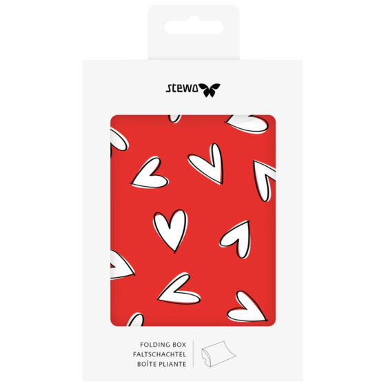 Folding Box “Riley” | 11×2,5×11 cm, red, 3 piece(s)