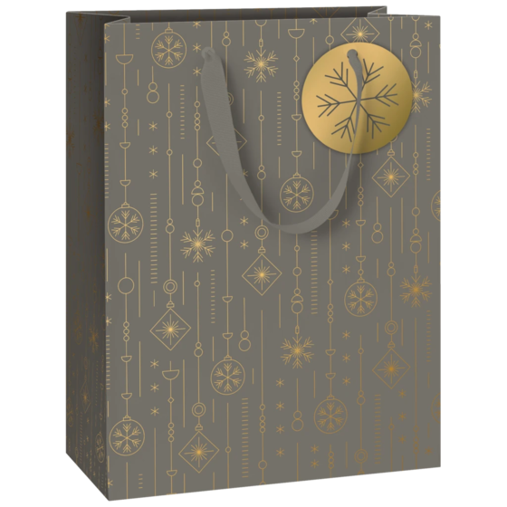 Geschenktasche „Apollo“ | 23×30×13 cm, 230 g/m², dunkelgrau
