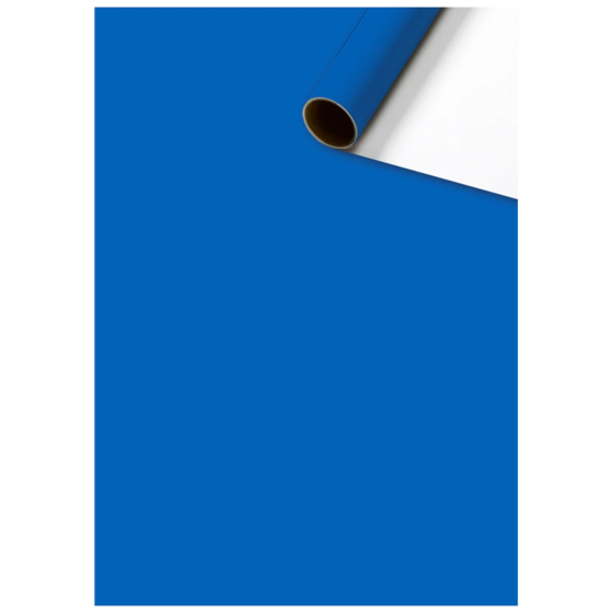 Geschenkpapier „Uni Plain“ One Colour | 70 cm × 2 m, 80 g/m², blau