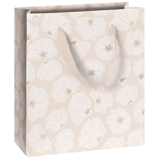 Geschenktasche „Hether“ | 18×21×8 cm, 230 g/m², altrosa