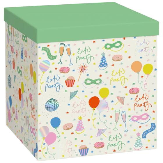 Gift Box “Sasha” | 23×24×23 cm, 120 gsm, beige