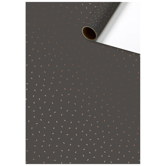 Geschenkpapier „Care“ | 70 cm × 1,5 m, 76 g/m², dunkelgrau