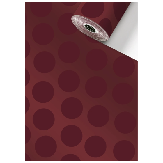 Geschenkpapier Sécaré-Rolle „Vanda“ | 70 cm × 100 m, 76 g/m², bordeaux