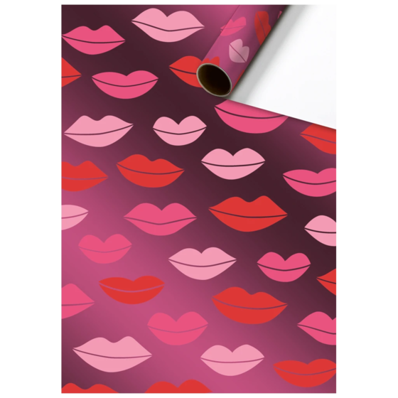 Geschenkpapier „Diva“ | 70 cm × 1,5 m, 76 g/m², pink