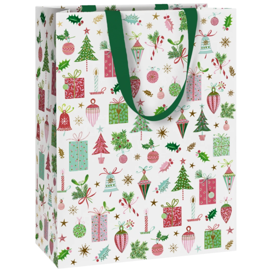 Geschenktasche „Inge“ | 23×30×13 cm, 250 g/m², weiß