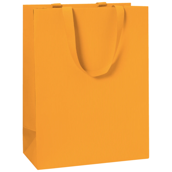 Geschenktasche One Colour | 23×30×13 cm, 250 g/m², dunkelorange