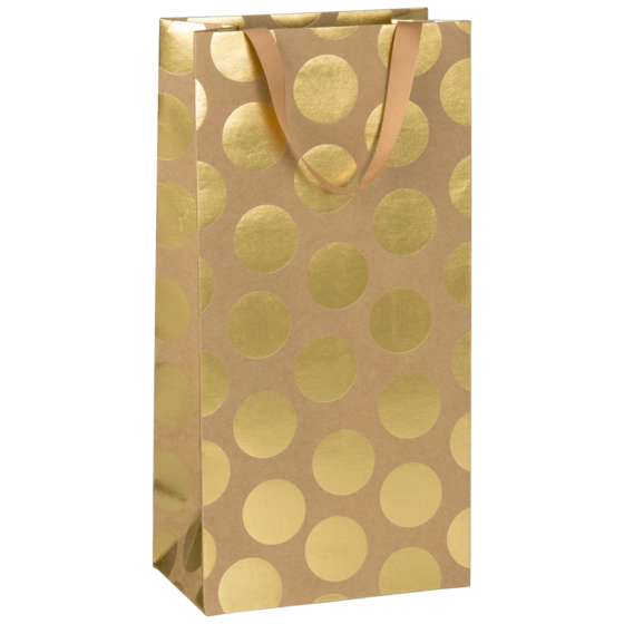 Flaschentasche „Yoko“ | 18×36×10,5 cm, 250 g/m², hellbraun