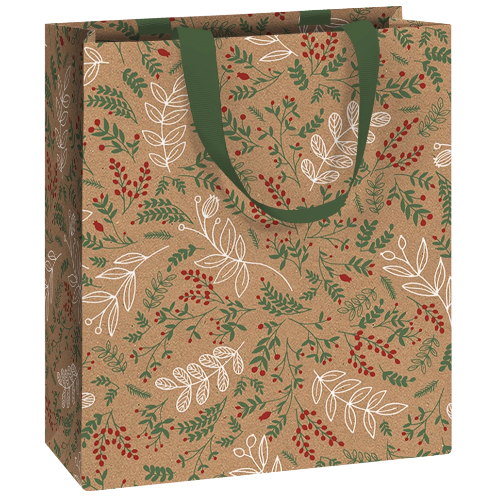 Geschenktasche „Jara“ | 18×21×8 cm, 250 g/m², braun