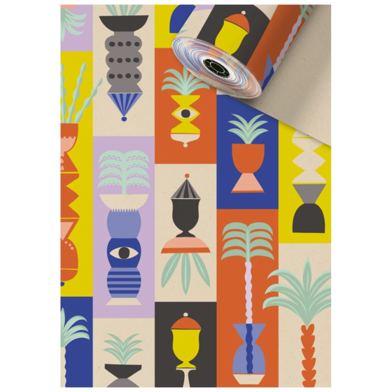 Geschenkpapier „Shani“ | 50 cm × 150 m, 70 g/m², mehrfarbig