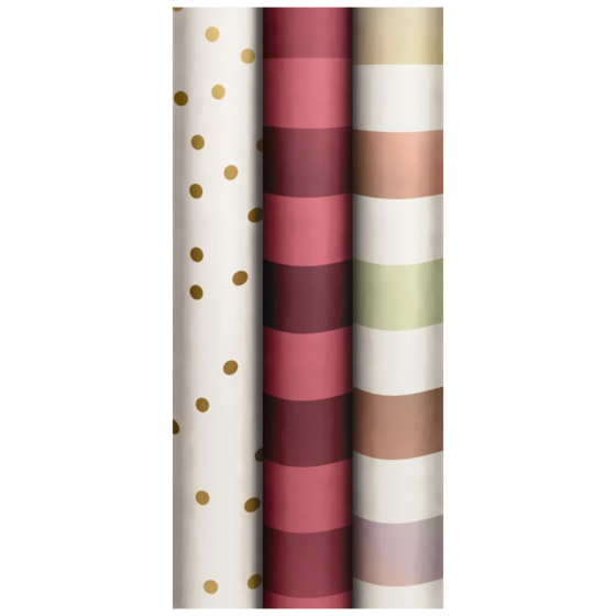 Geschenkpapier „Elegant Simplicity“ | 70 cm × 1,5 m, 75 g/m², sortiert