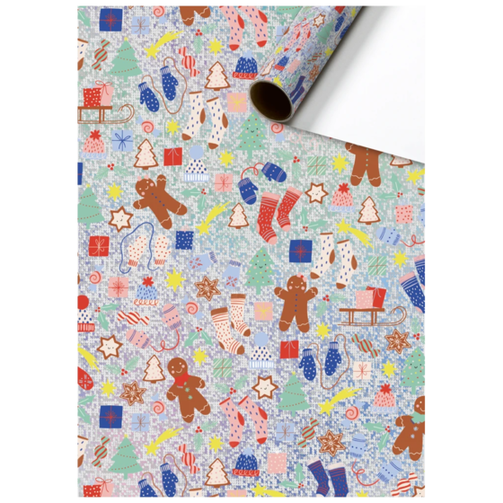 Geschenkpapier „Marioka“ | 70 cm × 1,5 m, 76 g/m², bunt/regenbogen