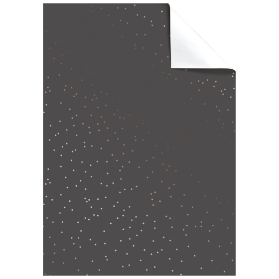 Geschenkpapier-Bogen „Yvie“ | 70×70 cm, 76 g/m², anthrazit