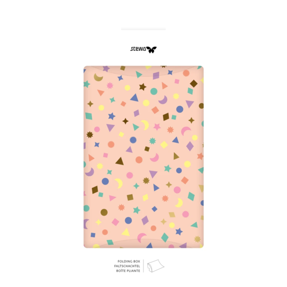 Faltschachteln „Naoki“ | 16×4×19,5 cm, 210 g/m², lachs, 3 Stück