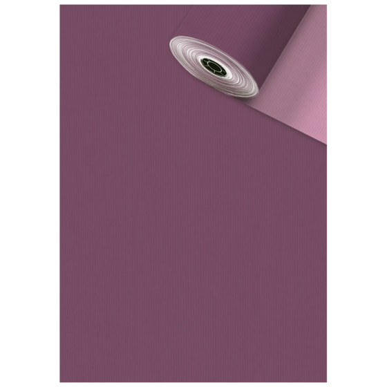 Geschenkpapier Sécaré-Rolle „Uni Duplo“ | 30 cm × 250 m, 70 g/m², rosa/aubergine
