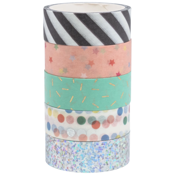 Deco Tape „Bday“ | mehrfarbig/bunt
