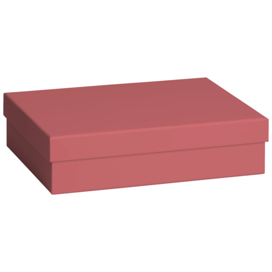 Geschenkbox „Uni Pure“ | 16,5×6×24 cm, bordeaux