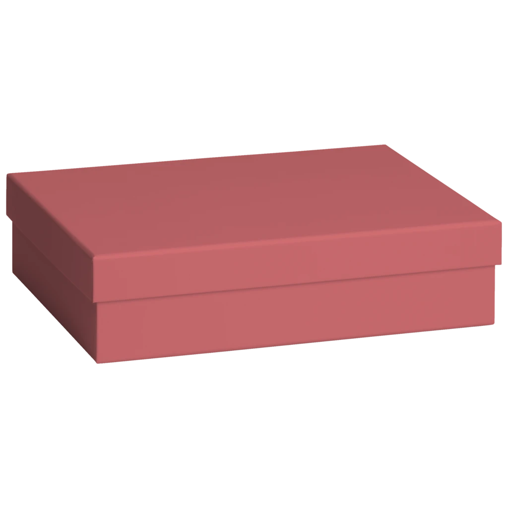 Geschenkbox „Uni Pure“ | 16,5×6×24 cm, bordeaux