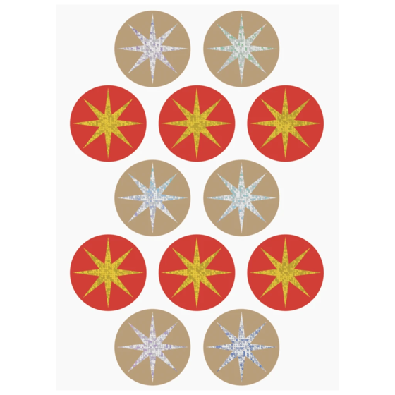 Aufkleber Bogen | 110×150 mm, 4 Blatt
